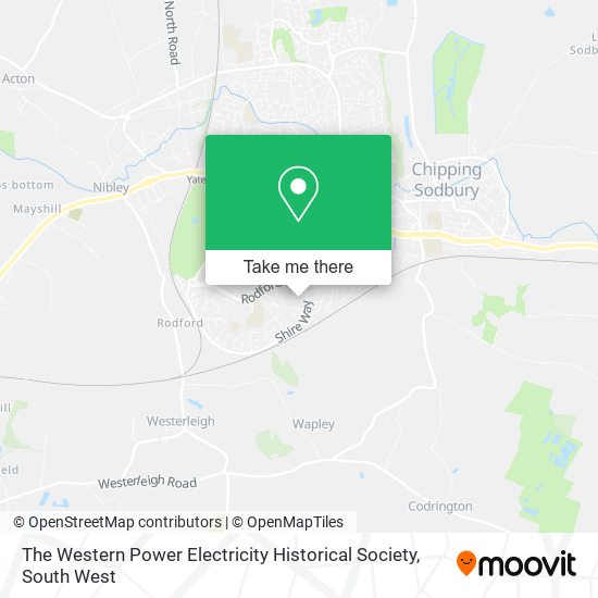 The Western Power Electricity Historical Society map