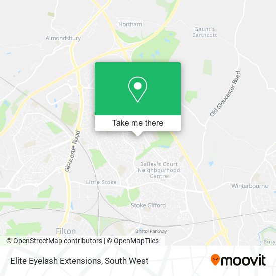 Elite Eyelash Extensions map