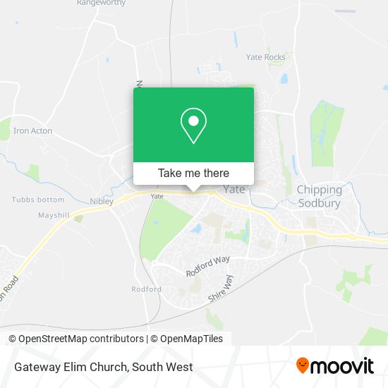 Gateway Elim Church map