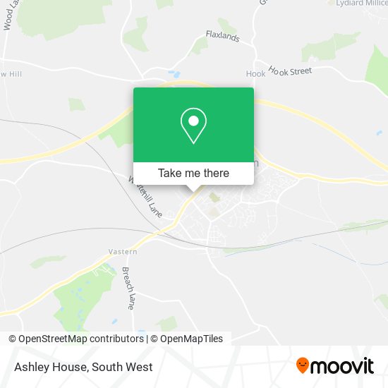 Ashley House map
