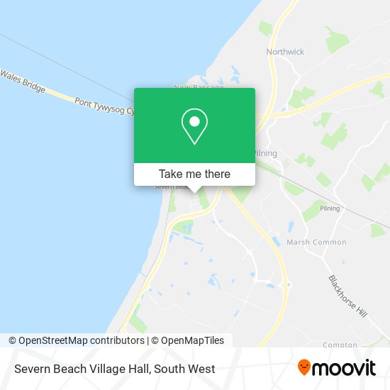 Severn Beach Village Hall map