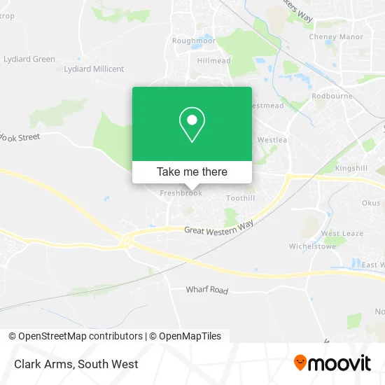 Clark Arms map