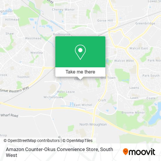 Amazon Counter-Okus Convenience Store map