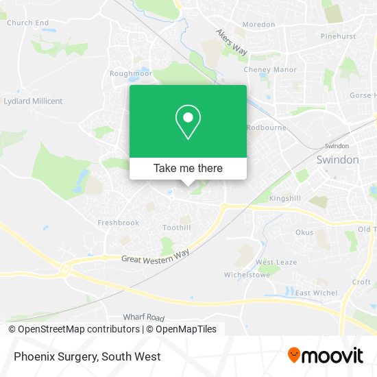 Phoenix Surgery map