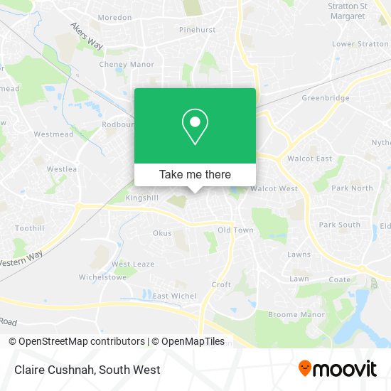 Claire Cushnah map