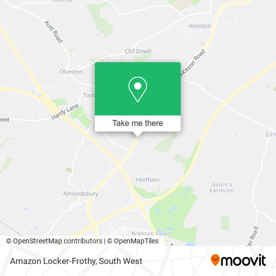 Amazon Locker-Frothy map