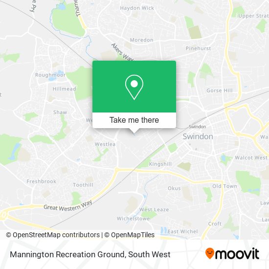 Mannington Recreation Ground map