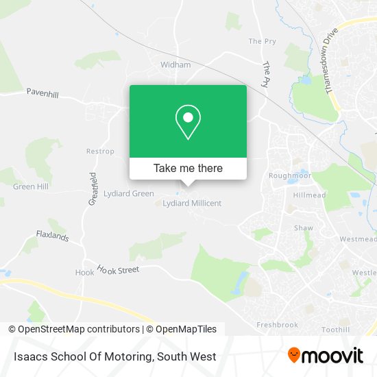 Isaacs School Of Motoring map