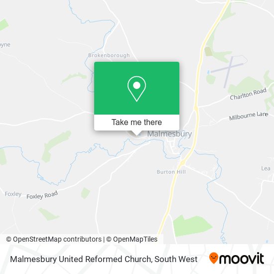 Malmesbury United Reformed Church map