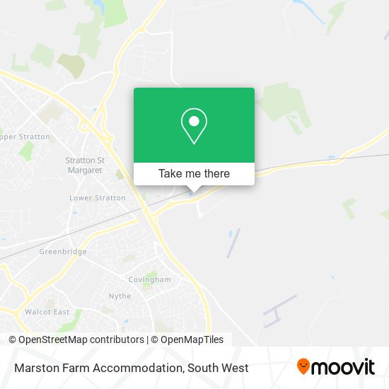 Marston Farm Accommodation map