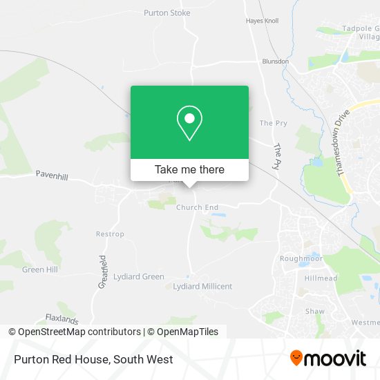Purton Red House map