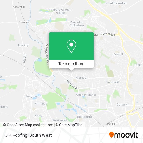 J.K Roofing map