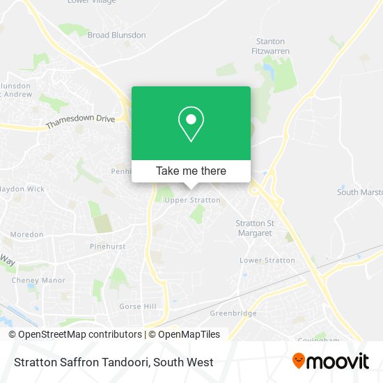 Stratton Saffron Tandoori map