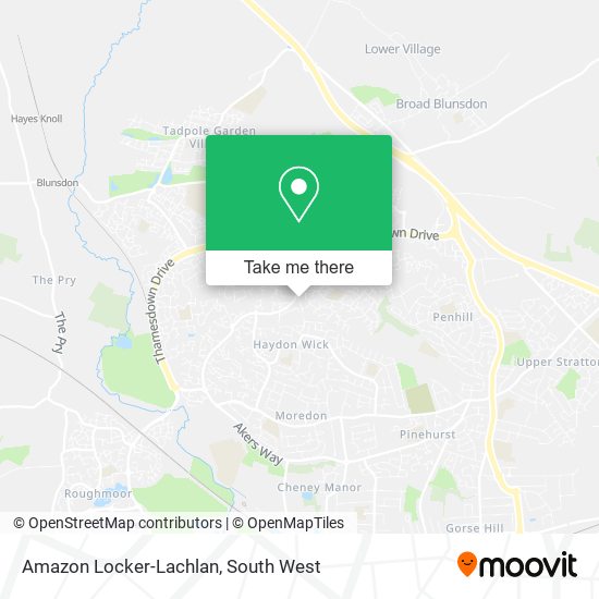 Amazon Locker-Lachlan map
