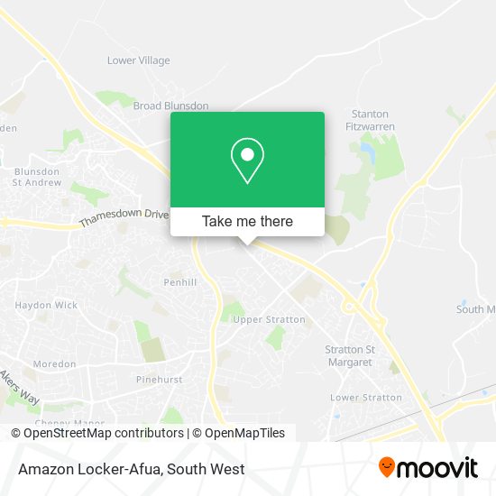 Amazon Locker-Afua map