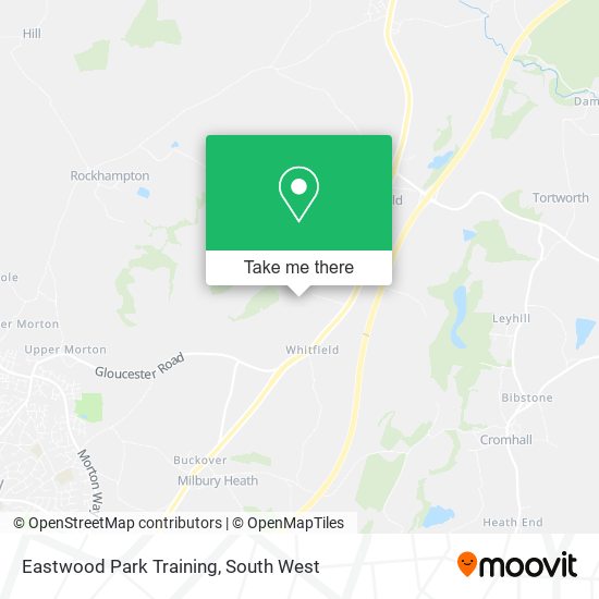 Eastwood Park Training map
