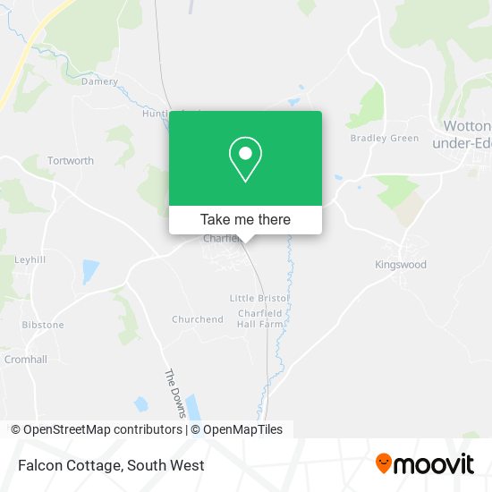 Falcon Cottage map