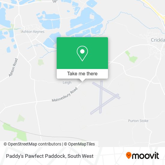 Paddy's Pawfect Paddock map