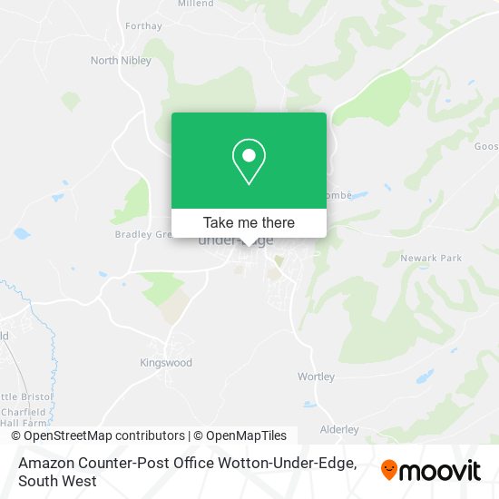 Amazon Counter-Post Office Wotton-Under-Edge map