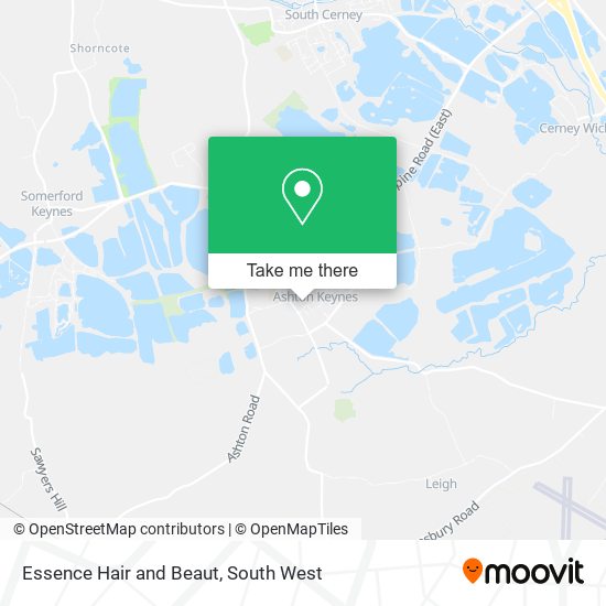 Essence Hair and Beaut map