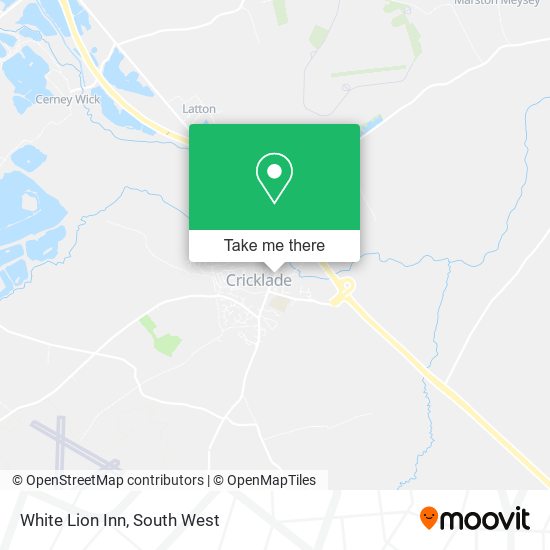 White Lion Inn map