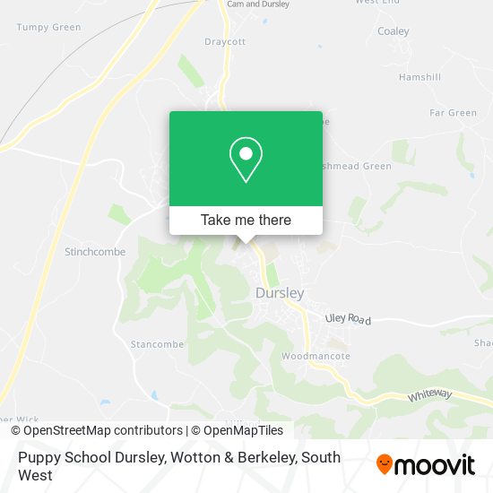 Puppy School Dursley, Wotton & Berkeley map