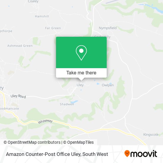 Amazon Counter-Post Office Uley map
