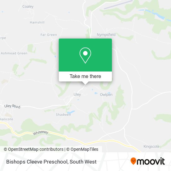 Bishops Cleeve Preschool map