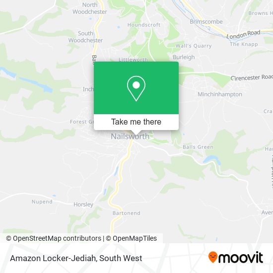 Amazon Locker-Jediah map