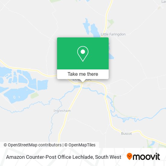 Amazon Counter-Post Office Lechlade map