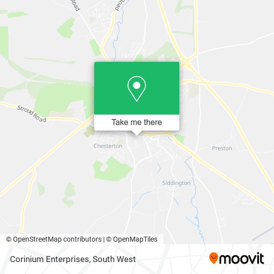 Corinium Enterprises map