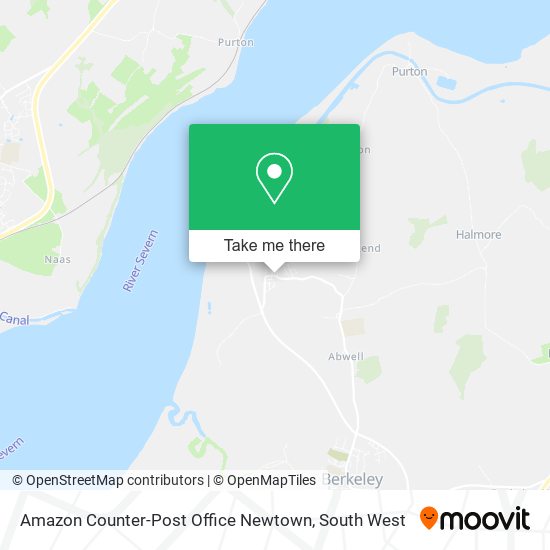 Amazon Counter-Post Office Newtown map