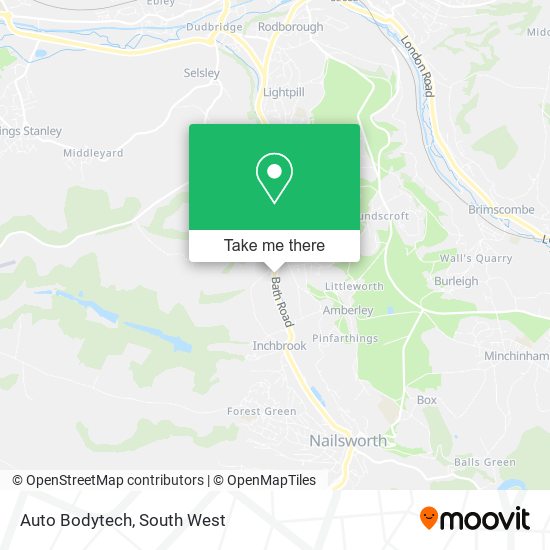 Auto Bodytech map