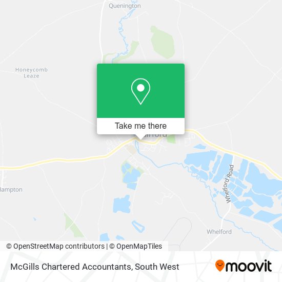 McGills Chartered Accountants map