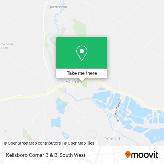 Kellsboro Corner B & B map