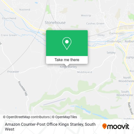 Amazon Counter-Post Office Kings Stanley map