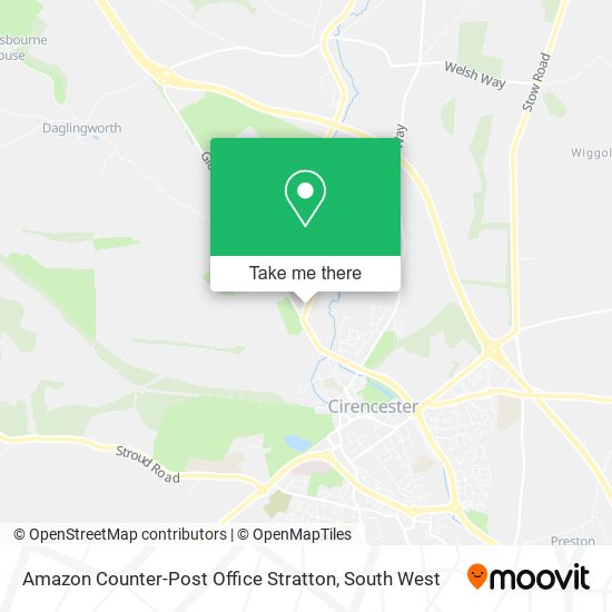 Amazon Counter-Post Office Stratton map