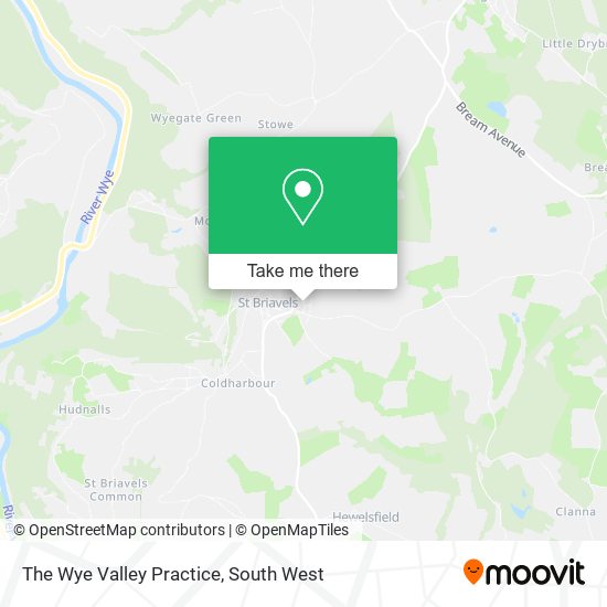 The Wye Valley Practice map