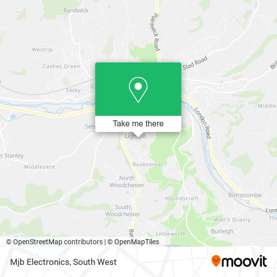Mjb Electronics map