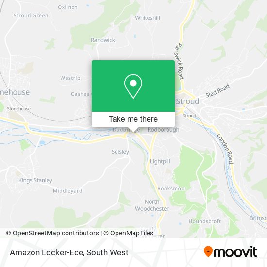 Amazon Locker-Ece map