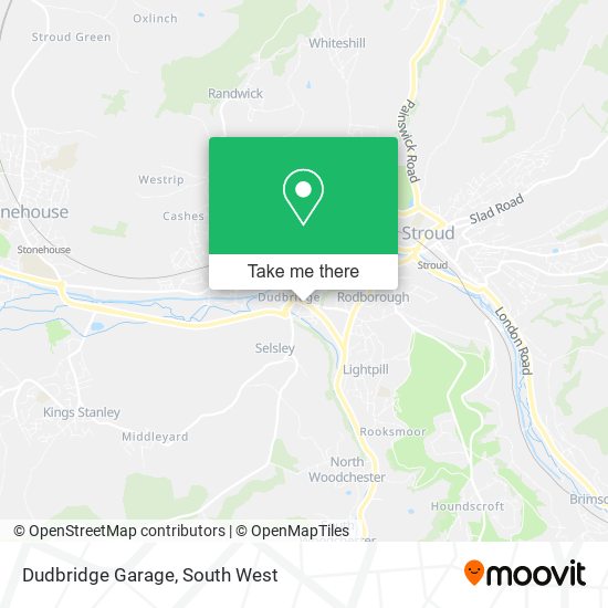 Dudbridge Garage map