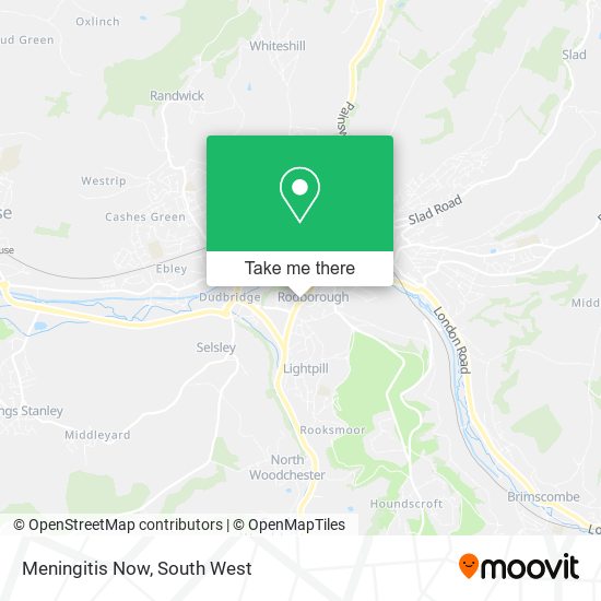 Meningitis Now map