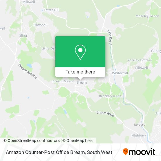 Amazon Counter-Post Office Bream map