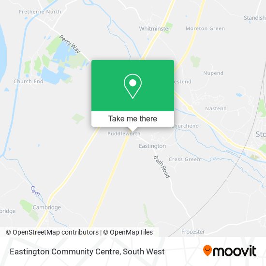 Eastington Community Centre map