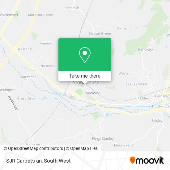 SJR Carpets an map