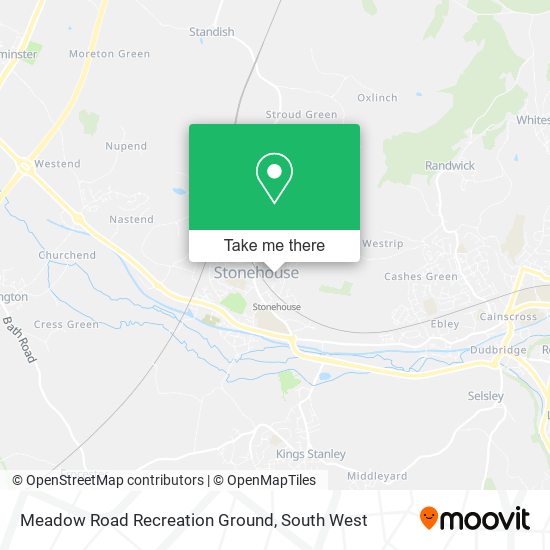 Meadow Road Recreation Ground map