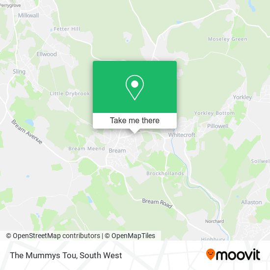 The Mummys Tou map