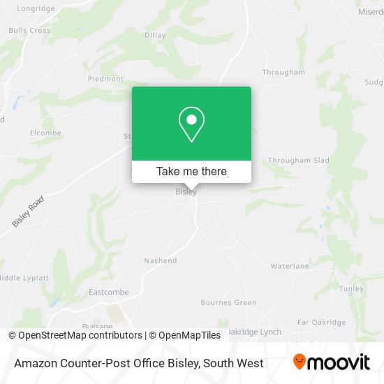 Amazon Counter-Post Office Bisley map