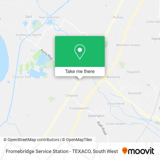 Fromebridge Service Station - TEXACO map