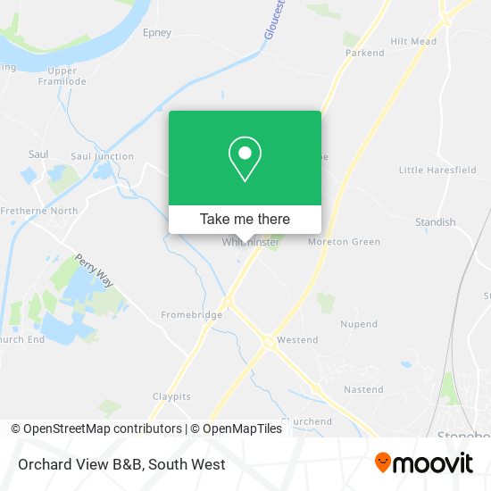 Orchard View B&B map